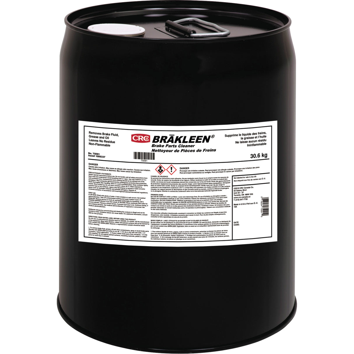 Brakleen® Brake Parts Cleaner, Pail