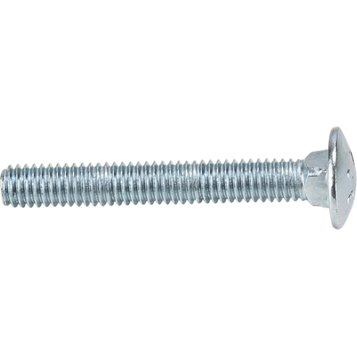 Carriage Bolt, Standard, 5/16" x 3" L, Zinc Cr+3, Coarse