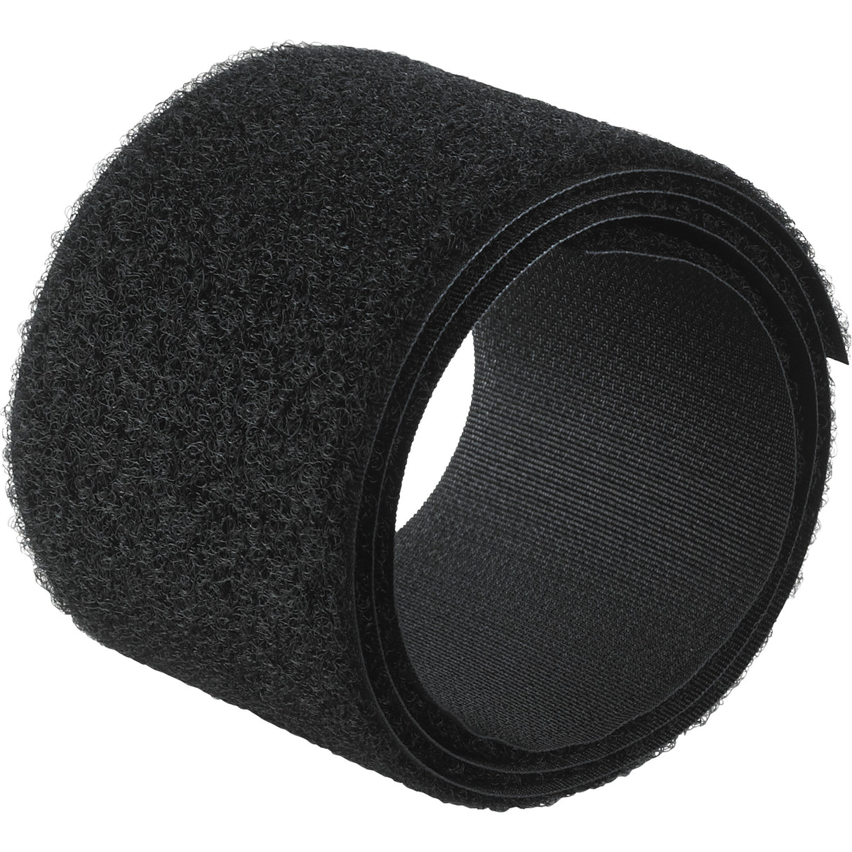 Flame-Resistant Fastener, Loop, 50 yds x 3/4", Sew-On, Black