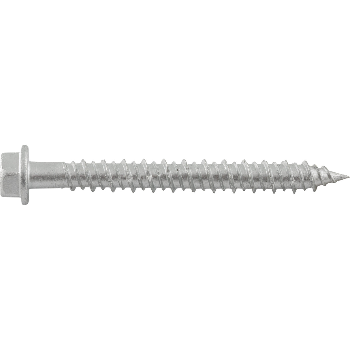 Aggre-Gator Concrete Screw, 1/4" x 1-3/4" L, Stainless Steel