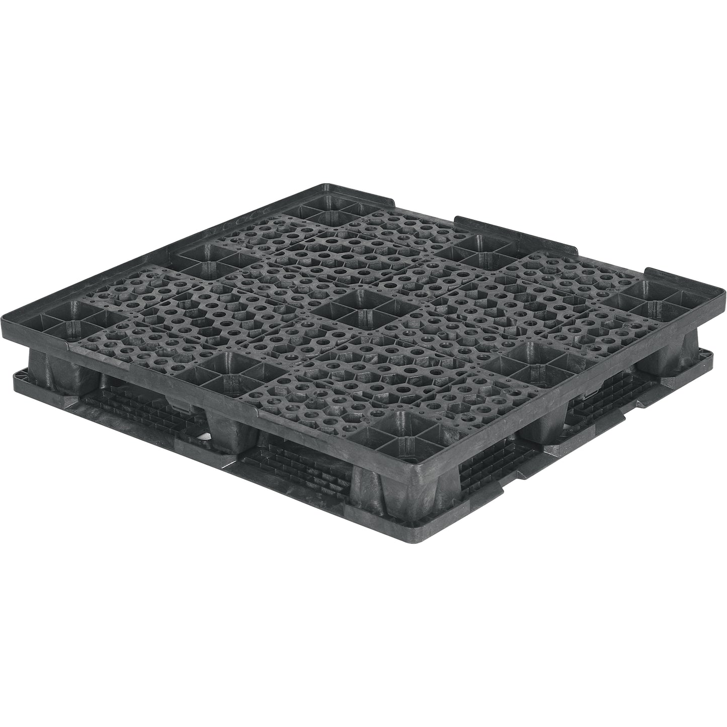 Double Deck Stackable Pallets, 4-Way Entry, 48-7/10" L x 45.7" W x 7-1/2" H