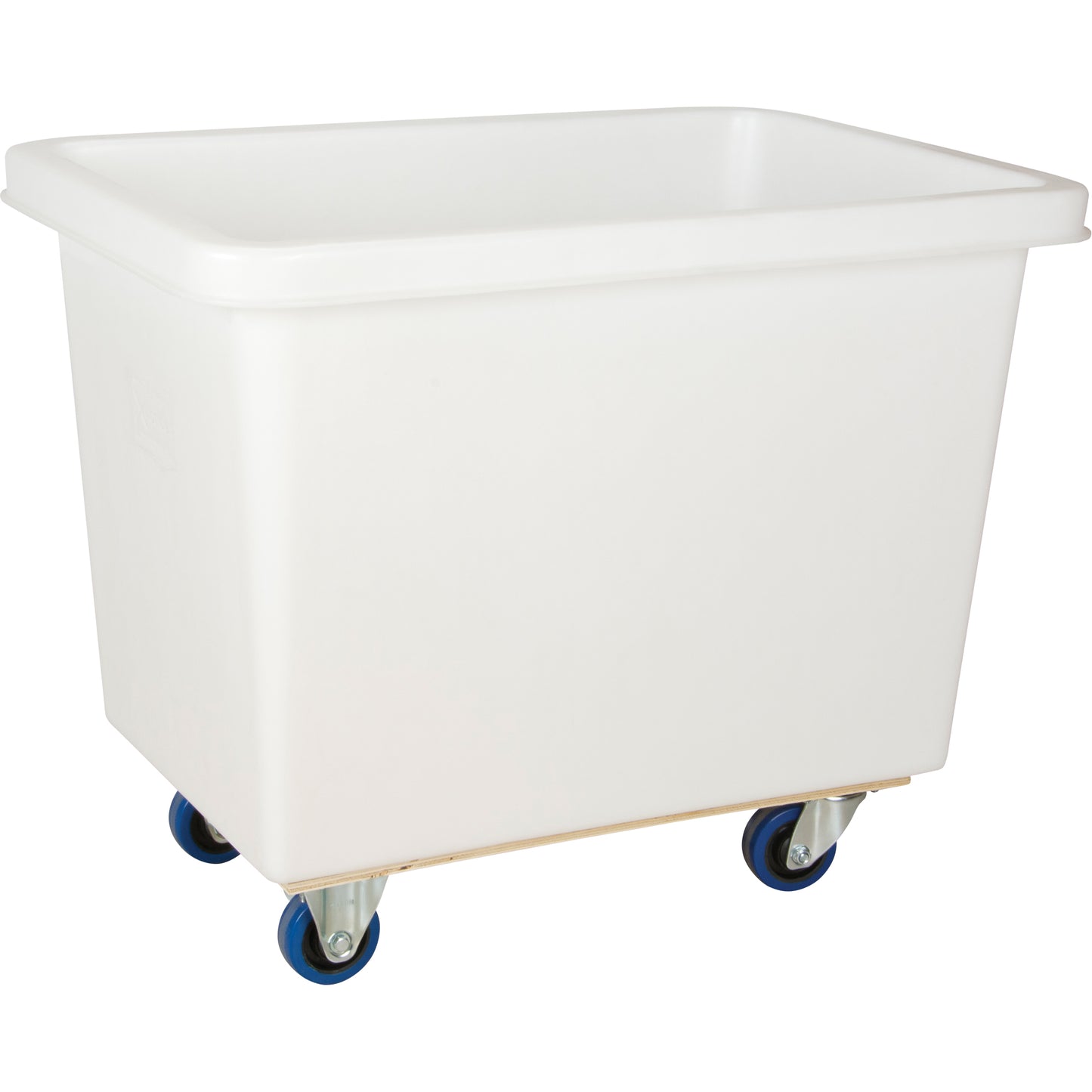 Tapered Wall Box Truck, White Polyethylene, 33" L x 20" W x 29" H, 7 cu. ft. Volume, 600 lbs. Capacity