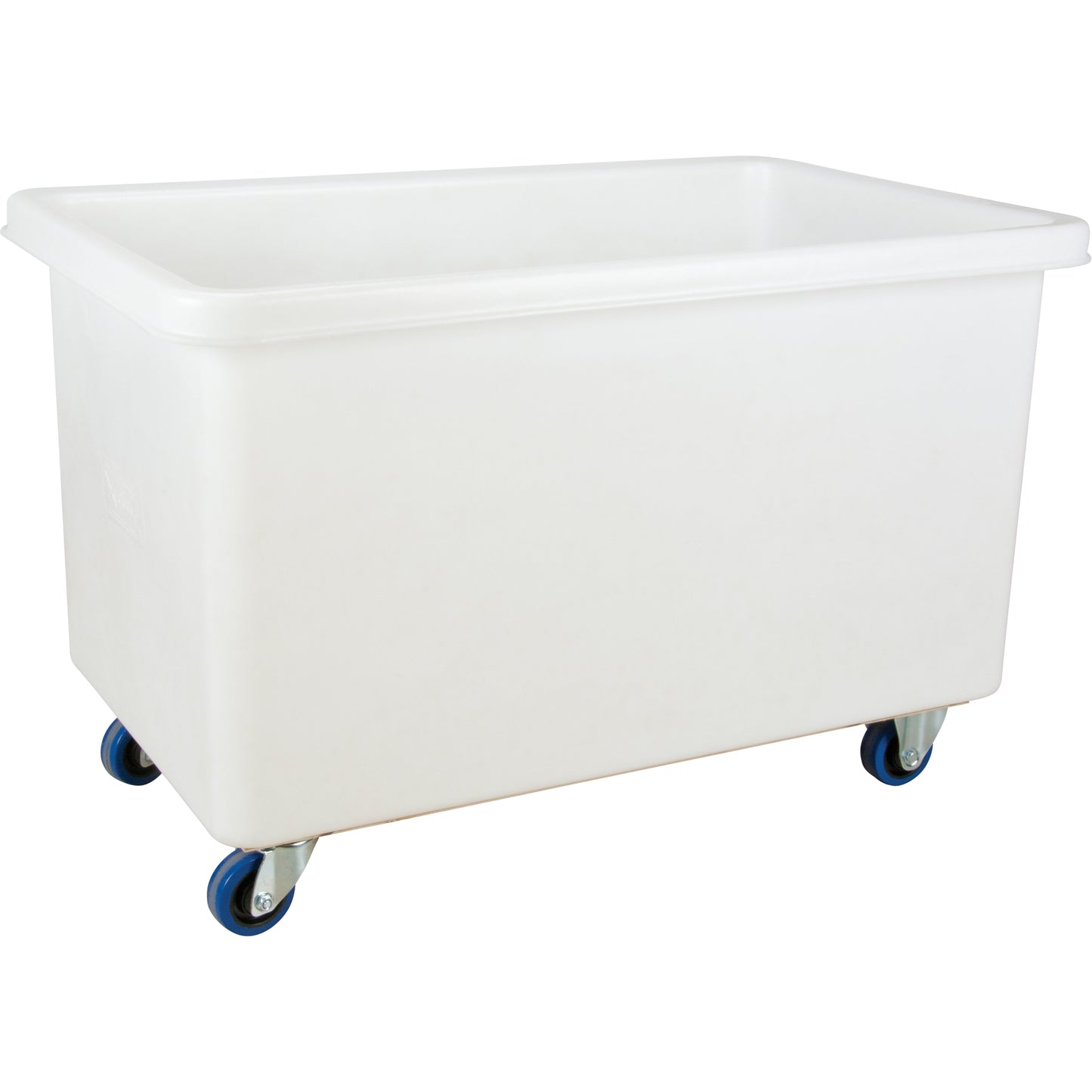 Straight Wall Box Truck, White Polyethylene, 46" L x 28" W x 31" H, 14 cu. ft. Volume, 600 lbs. Capacity