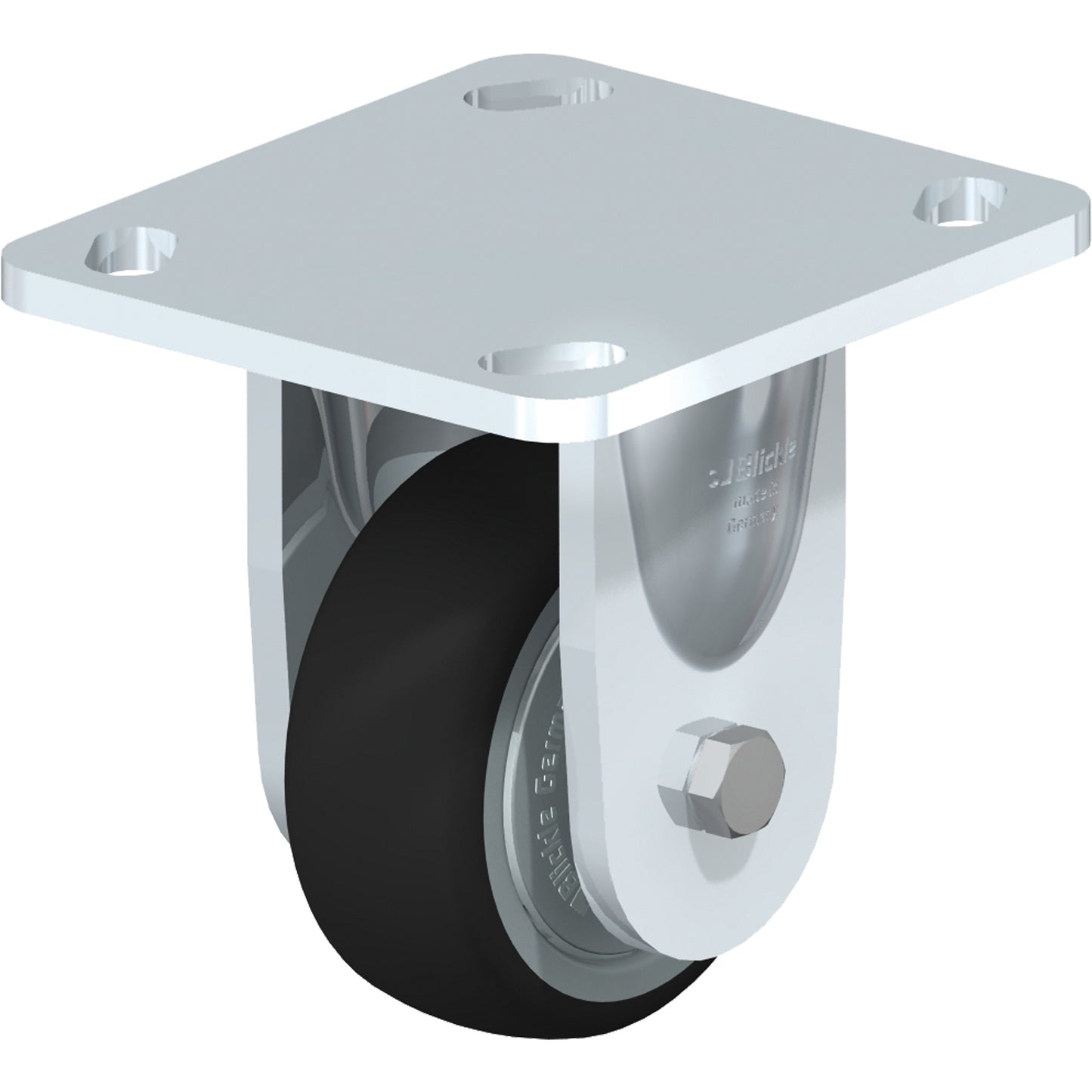High-Quality Caster, Rigid, 3-1/8" (79.5 mm), Thermoplastic Polyurethane, 330 lbs. (150 kg.)