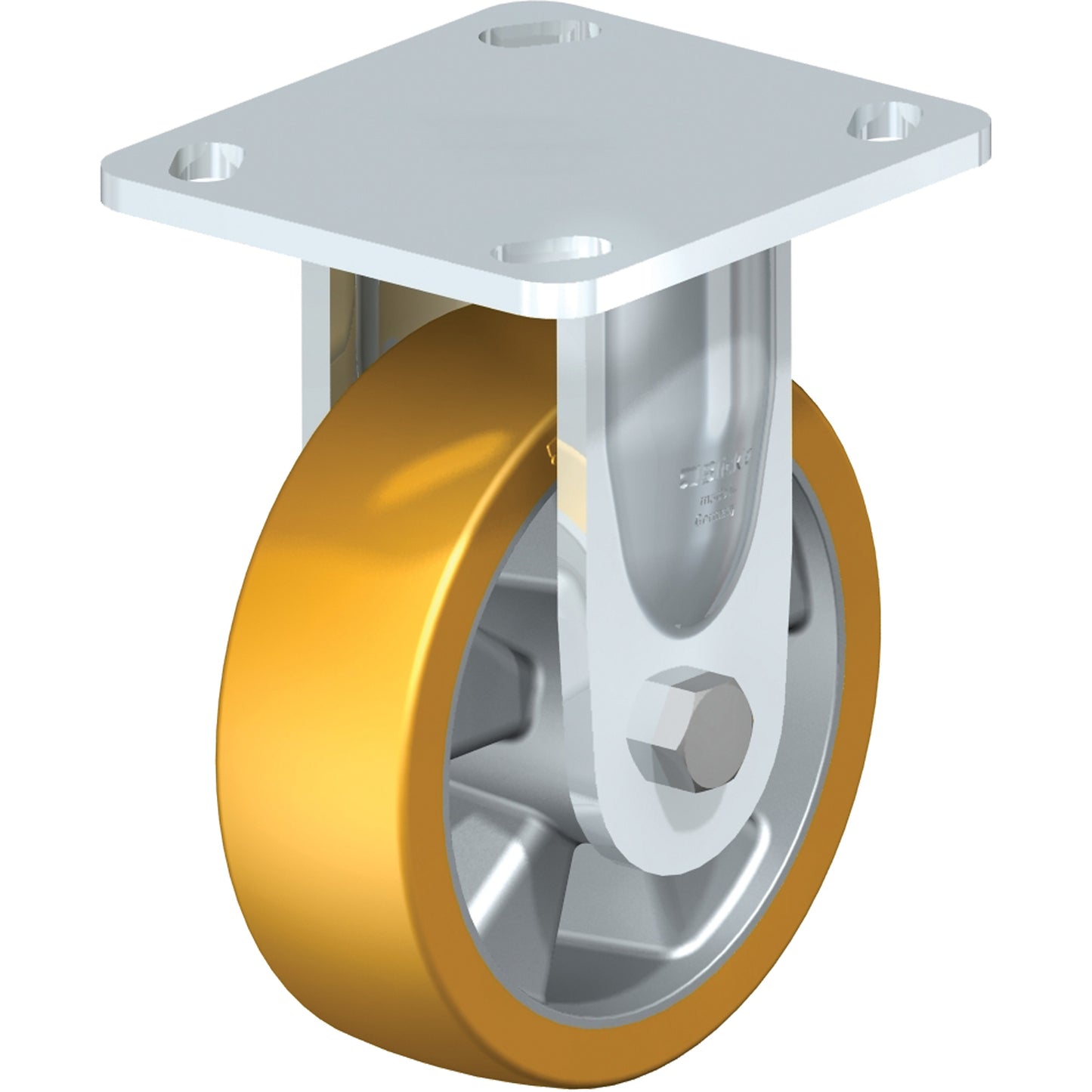 High-Quality Caster, Rigid, 5" (127 mm), Polyurethane Elastomer, 770 lbs. (349 kg.)