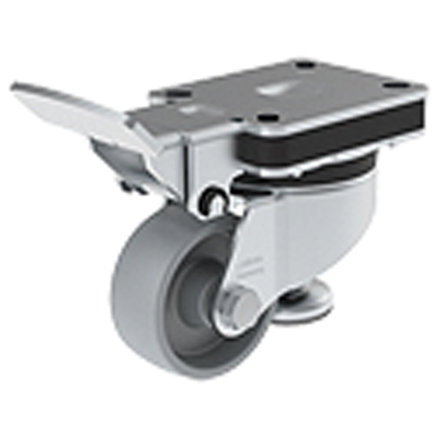 Heavy-Pressed Caster, Swivel, 3-1/4" (82.5 mm), Steel, 660 lbs. (300 kg.)