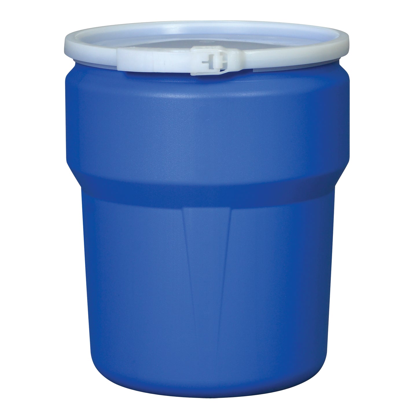 Nestable Polyethylene Drum, 10 US gal (8.33 imp. gal.), Open Top, Blue