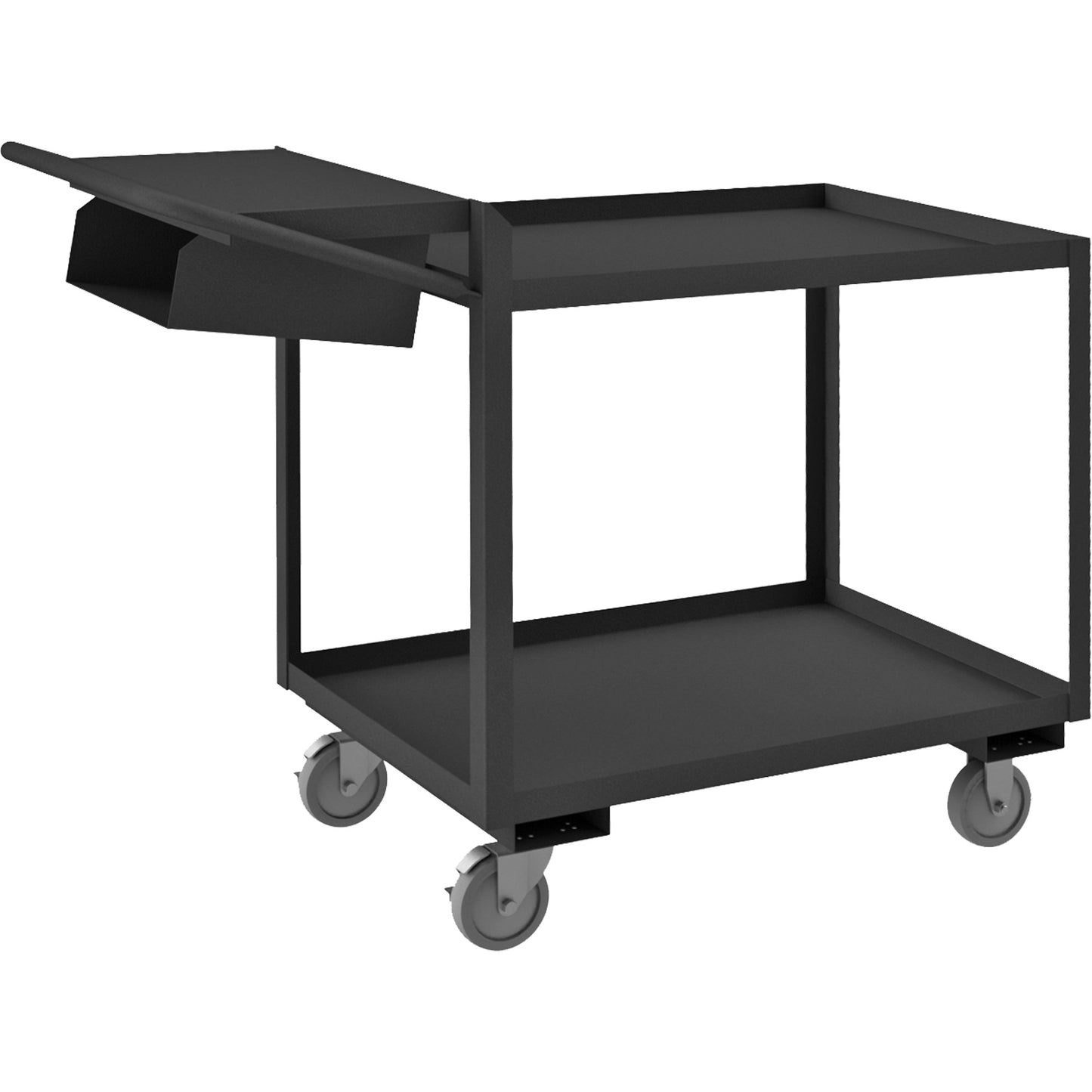 Order Picking Cart, 40-1/4" H x 24-1/4" W x 52-3/8" D, 2 Shelves, 1200 lbs. Capacity