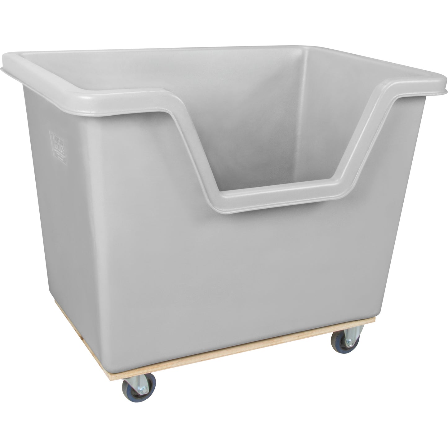 Easy Access Box Truck, Polyethylene, 45-3/4" L x 31-1/4" W x 37-3/4" H, 22 cu. ft. Volume, 1000 lbs. Capacity