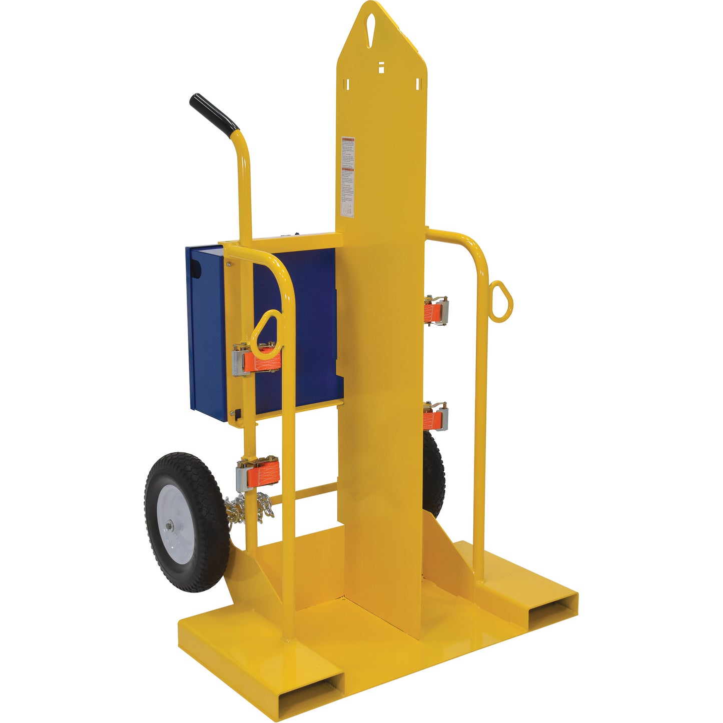 Welding Cylinder Torch Cart, Foam-Filled Wheels, 24" W x 19-1/2" L Base, 500 lbs.