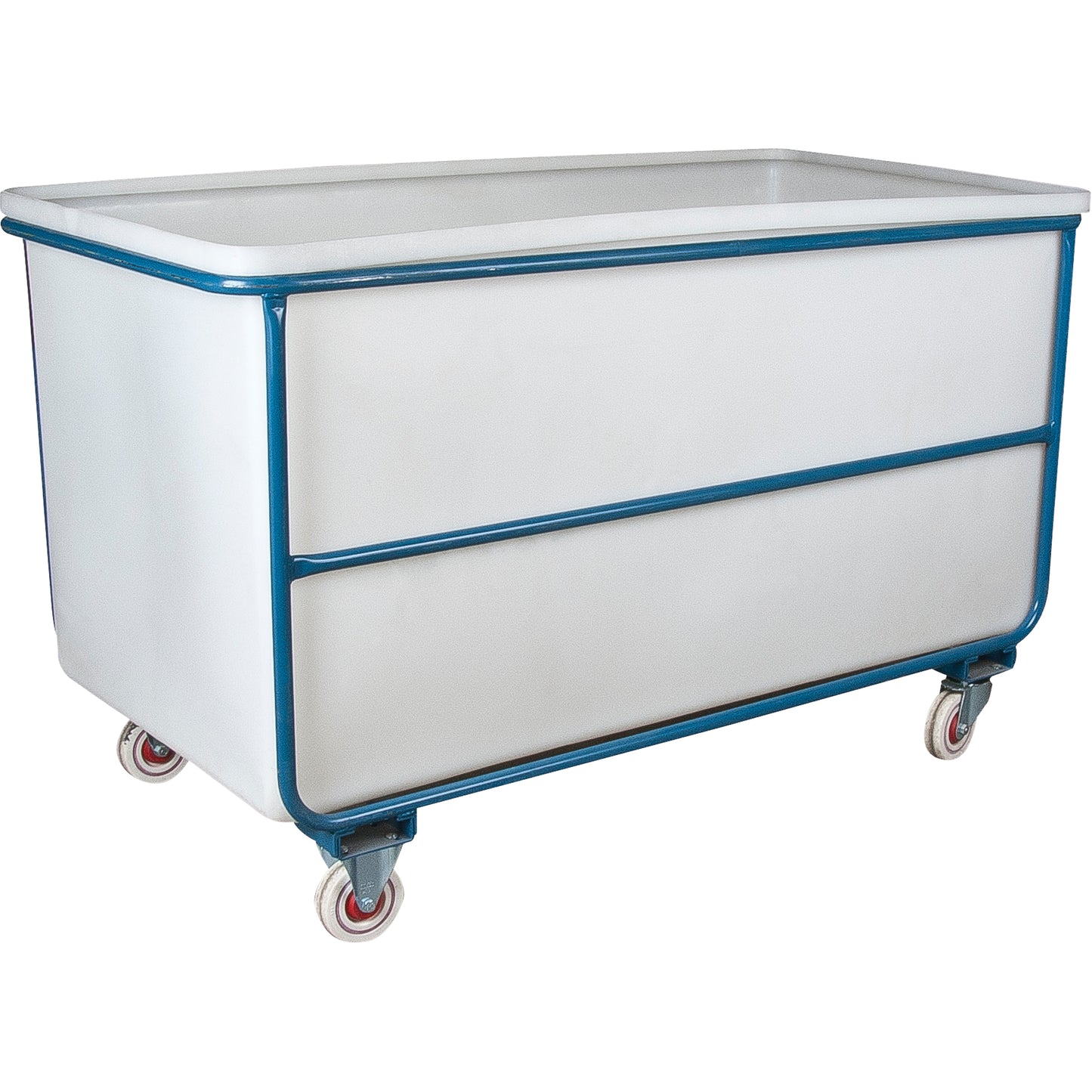 Straight Wall Box Truck, White Polyethylene, 57" L x 34" W x 33" H, 22 cu. ft. Volume, 1000 lbs. Capacity