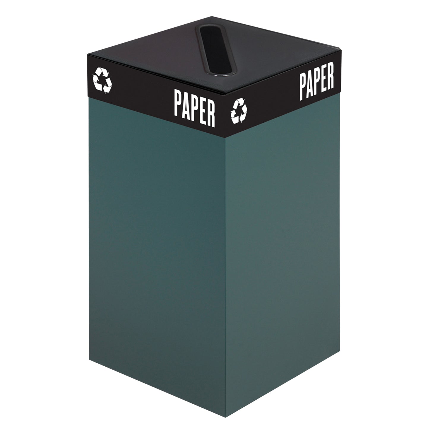 Deluxe Recycling Collectors, Bulk, Steel, 25 gal./25 US gal.