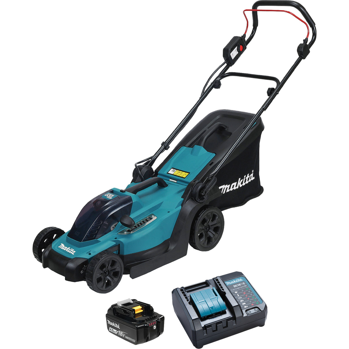 18V LXT Cordless Lawn Mower Kit, Push Walk-Behind, Battery Powered, 13" Cutting Width