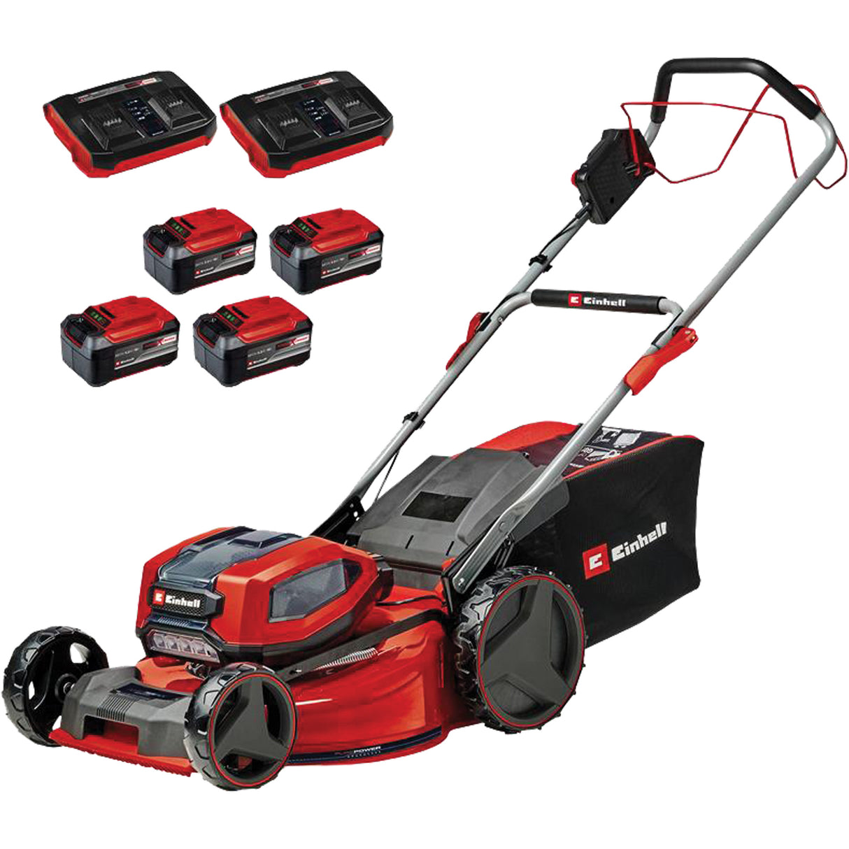 Cordless Lawn Mower, Push Walk-Behind, Battery Powered, 21" Cutting Width