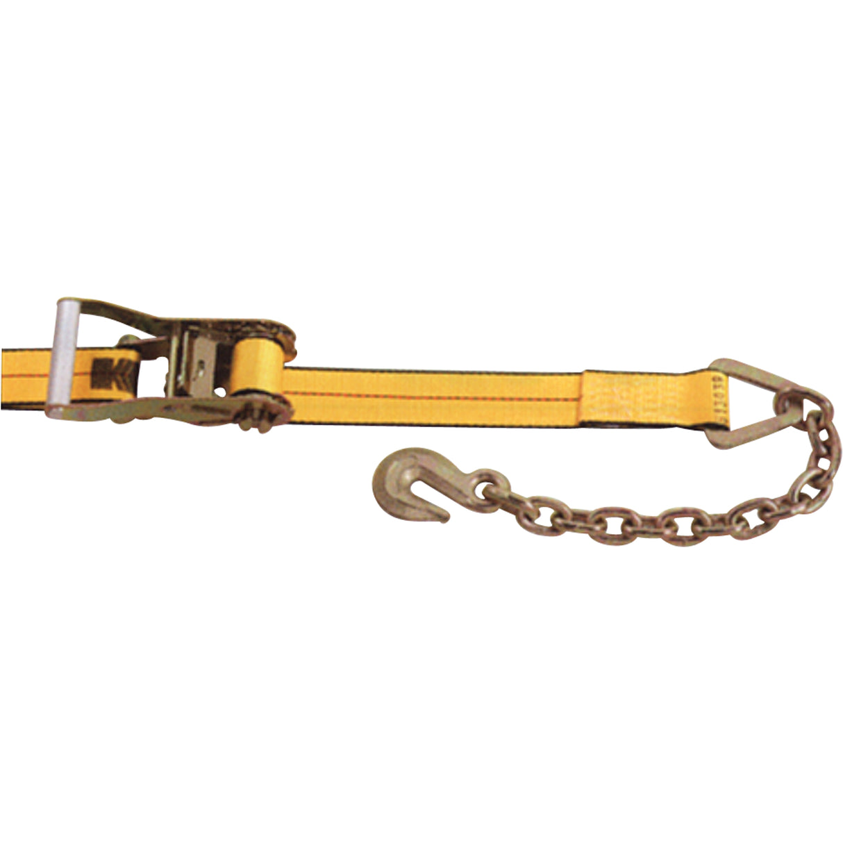 Ratchet Straps, Chain Anchor, 2" W x 30' L, 3335 lbs. (1513 kg) Working Load Limit
