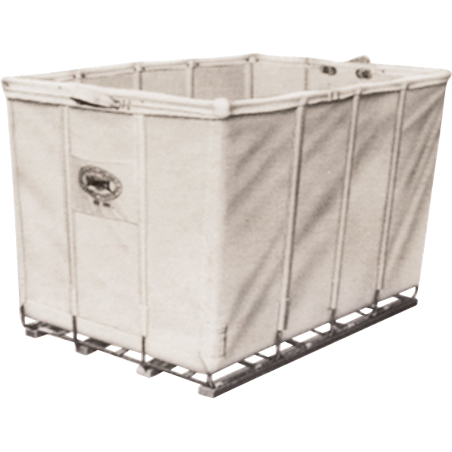 Baskets & Hamper Trucks, Steel, 27-1/2" W x 36" D x 27-1/2" H, 600 lbs. Capacity