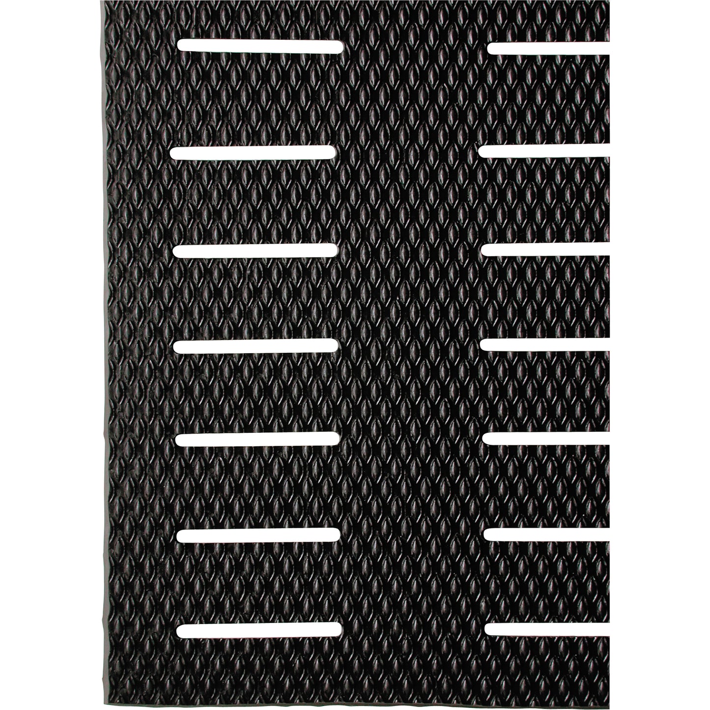 Wearwell Kushion Walk No. 475 Mats, Slotted, 3' x 60' x 3/8", Black, PVC