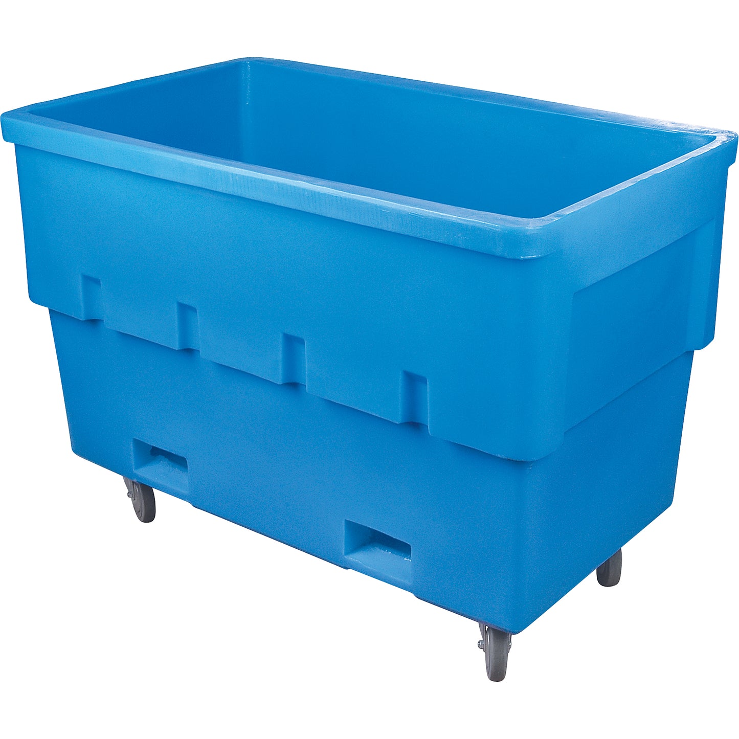 Double Walled Box Trucks, Polyethylene, 53" L x 28-1/4" W x 37" H, 22 cu. ft. Volume, 500 lbs. Capacity