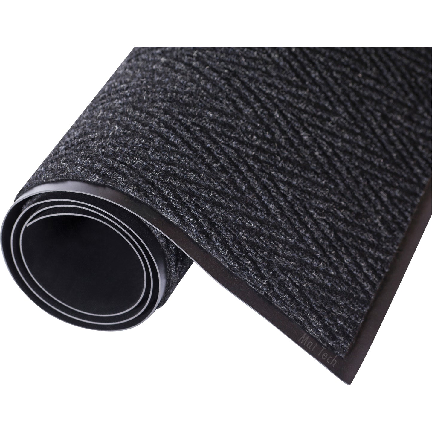 Mat Tech Chevron™ Matting, Wiper/Wiper/Scraper, 2' x 3' x 5/16", Charcoal