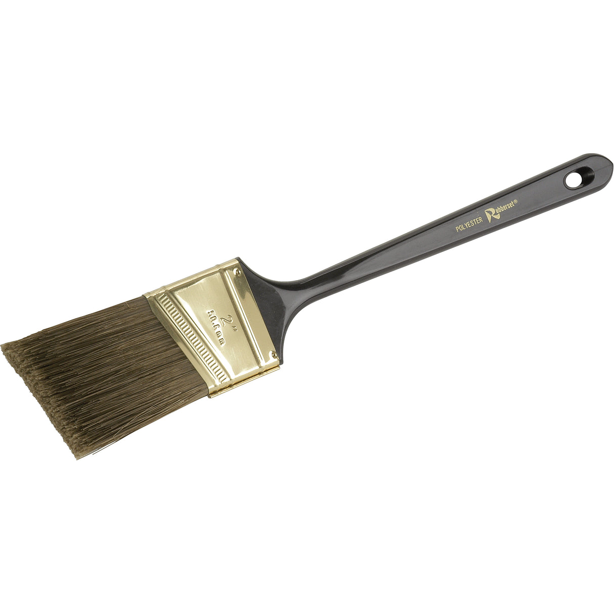 One-Coat Angle Sash Latex Paint Brush, Polyester, Plastic Handle, 2" Width