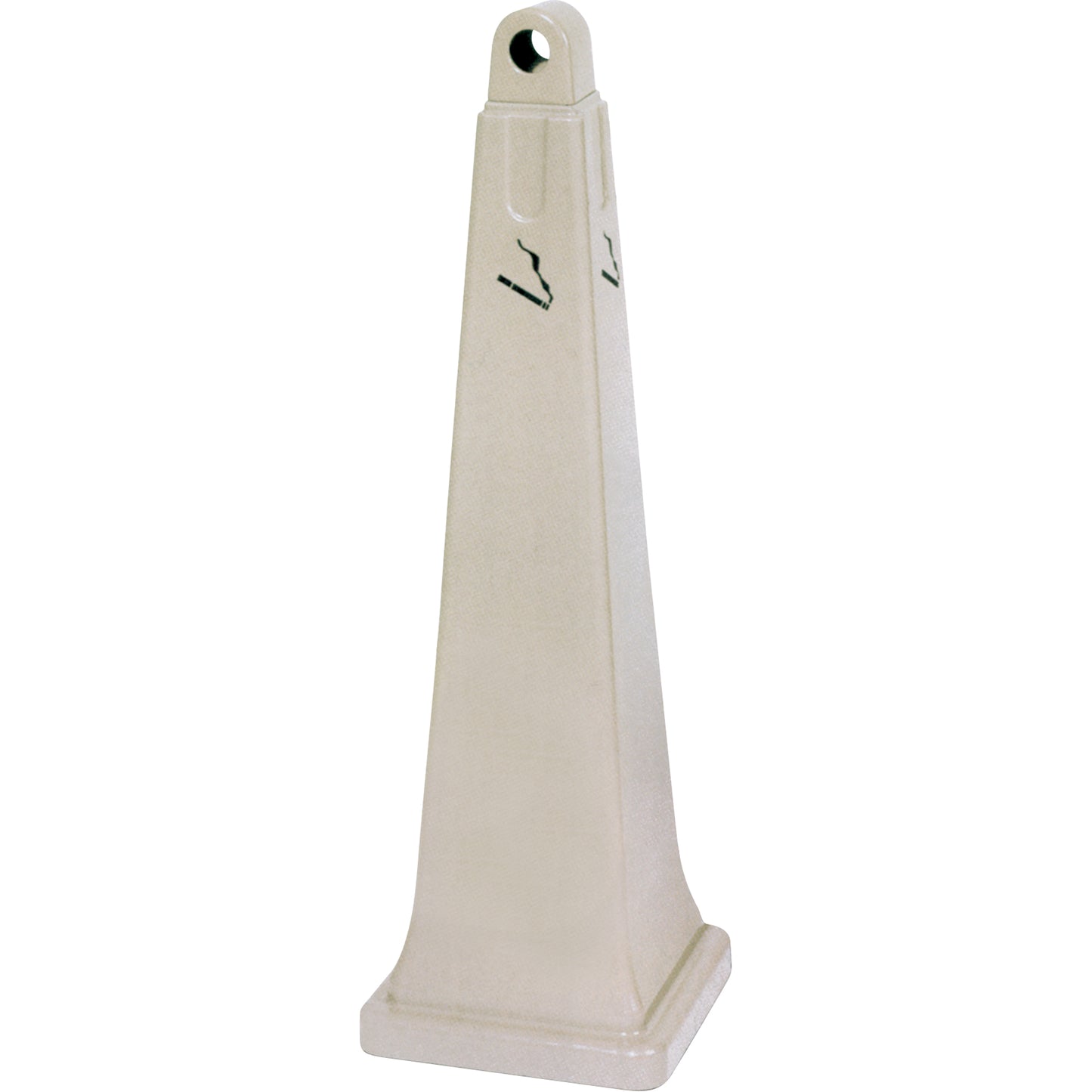 Groundskeeper™ Cigarette Waste Collectors, Free-Standing, Plastic, 1 US gal. Capacity, 39-3/4" Height