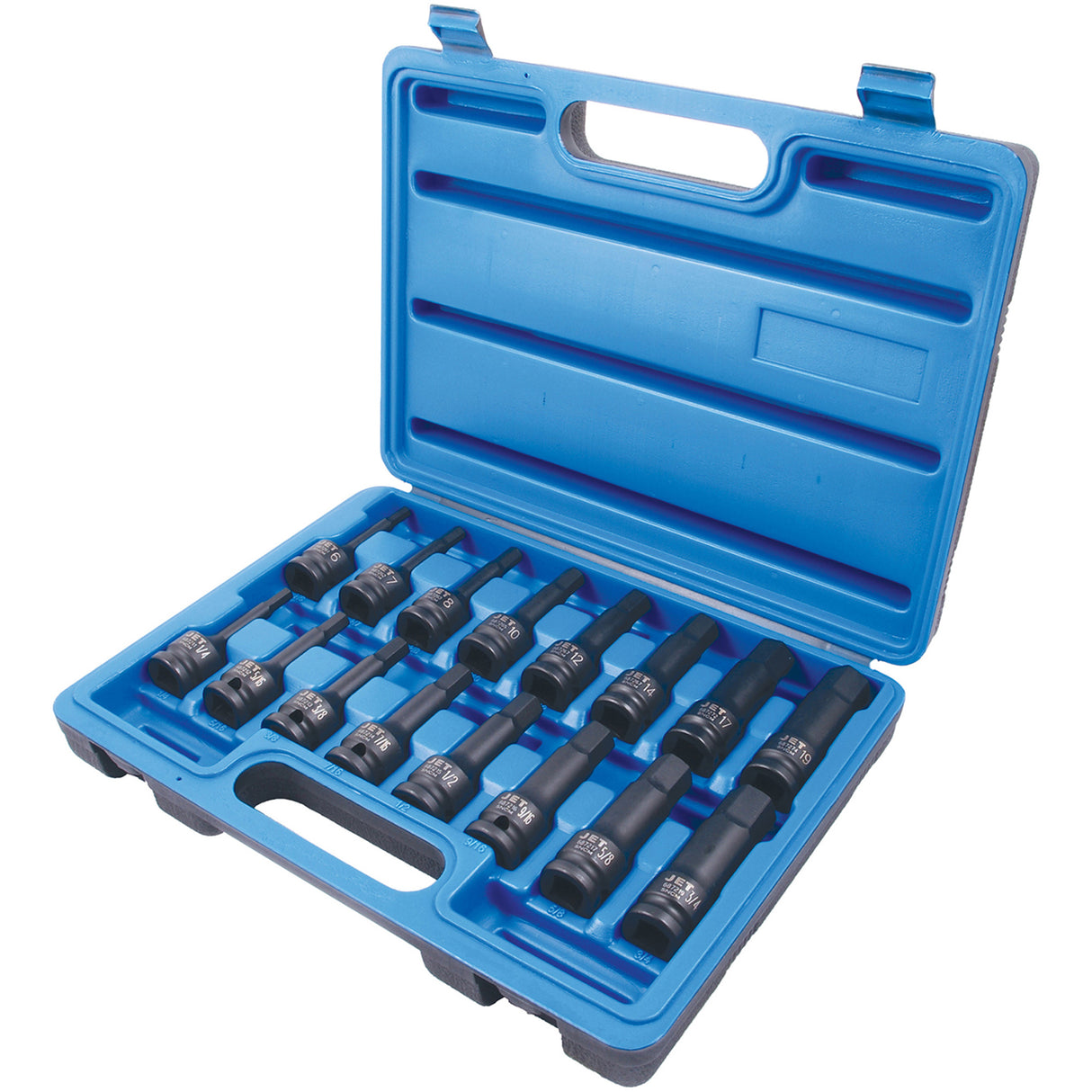 PHB-1216C Drive Hex Bit Set, 16 Pcs, Impact, 1/2" Drive Size