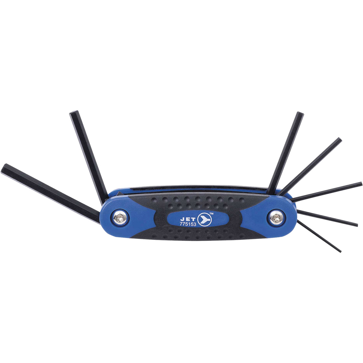 JFHK-7M Folding Hex Key Set, 7 Pcs., Metric