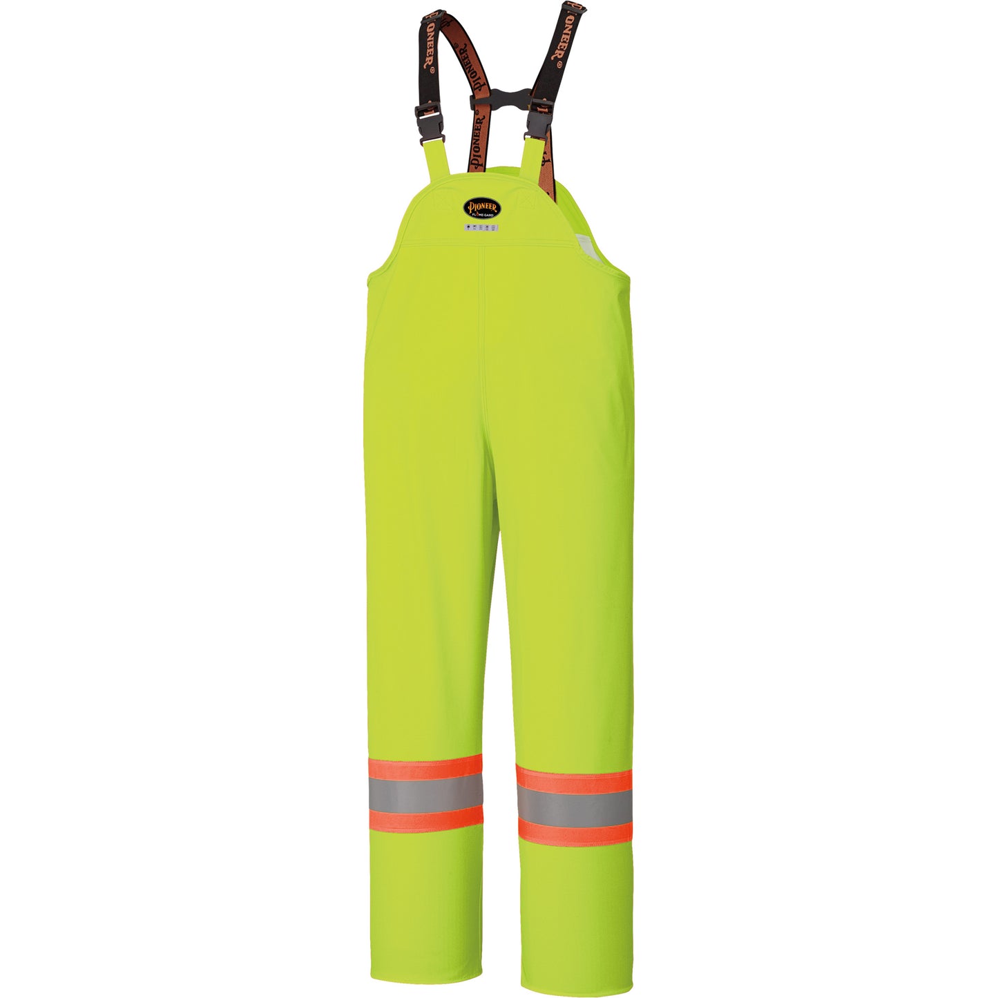 Pioneer 5895 High Visibility Flame Resistant Waterproof Bib Pants, Small, High Visibility Lime-Yellow