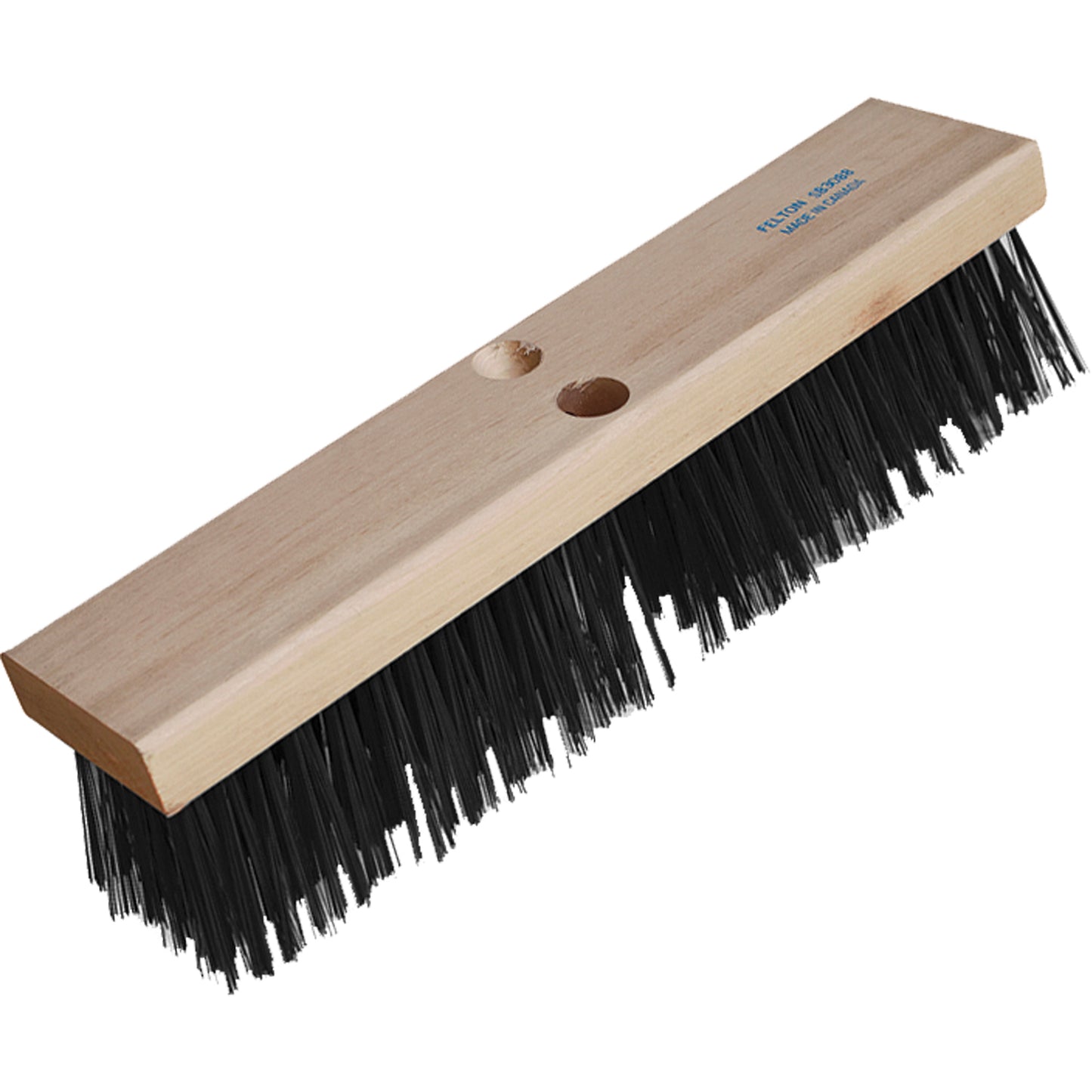Road Warrior Extra Heavy-Duty Push Broom, 16", X-Coarse, Wire Bristles