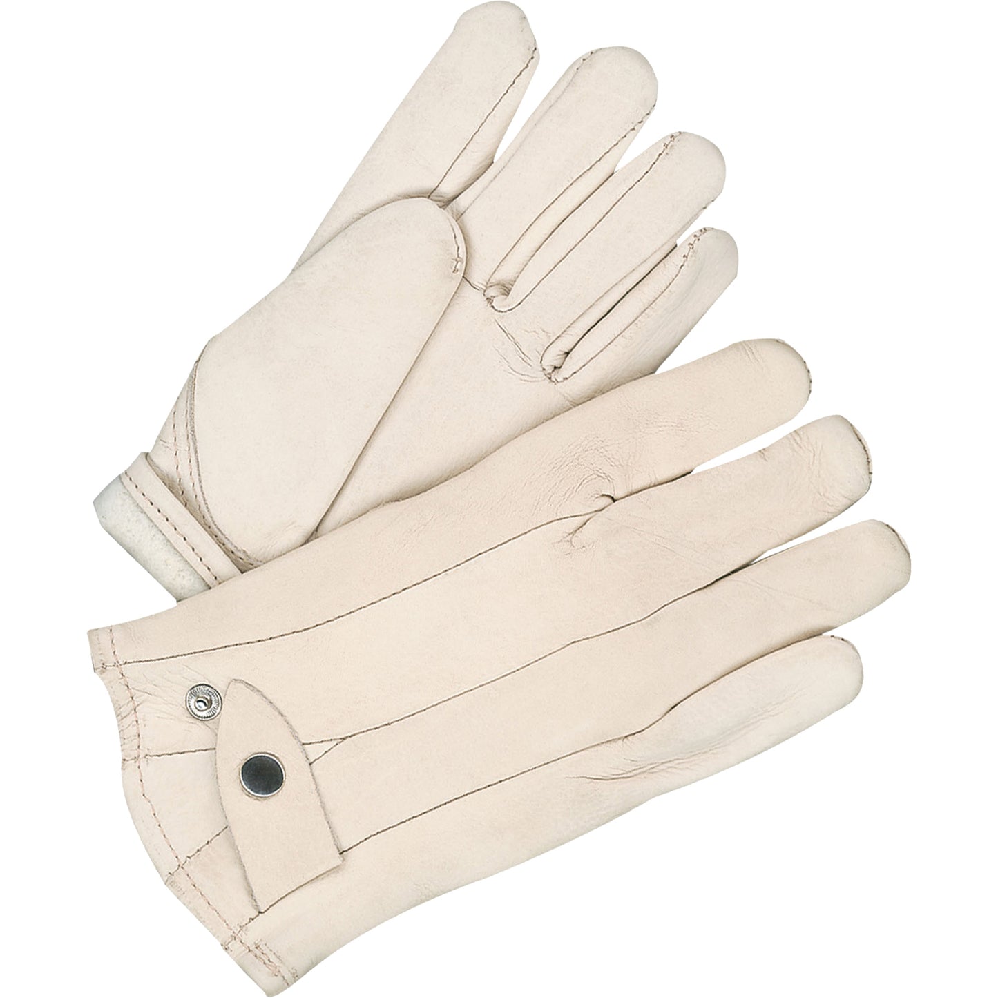 Bob Dale Gloves Classic Roper Gloves, 11, Grain Cowhide Palm, Fleece Inner Lining