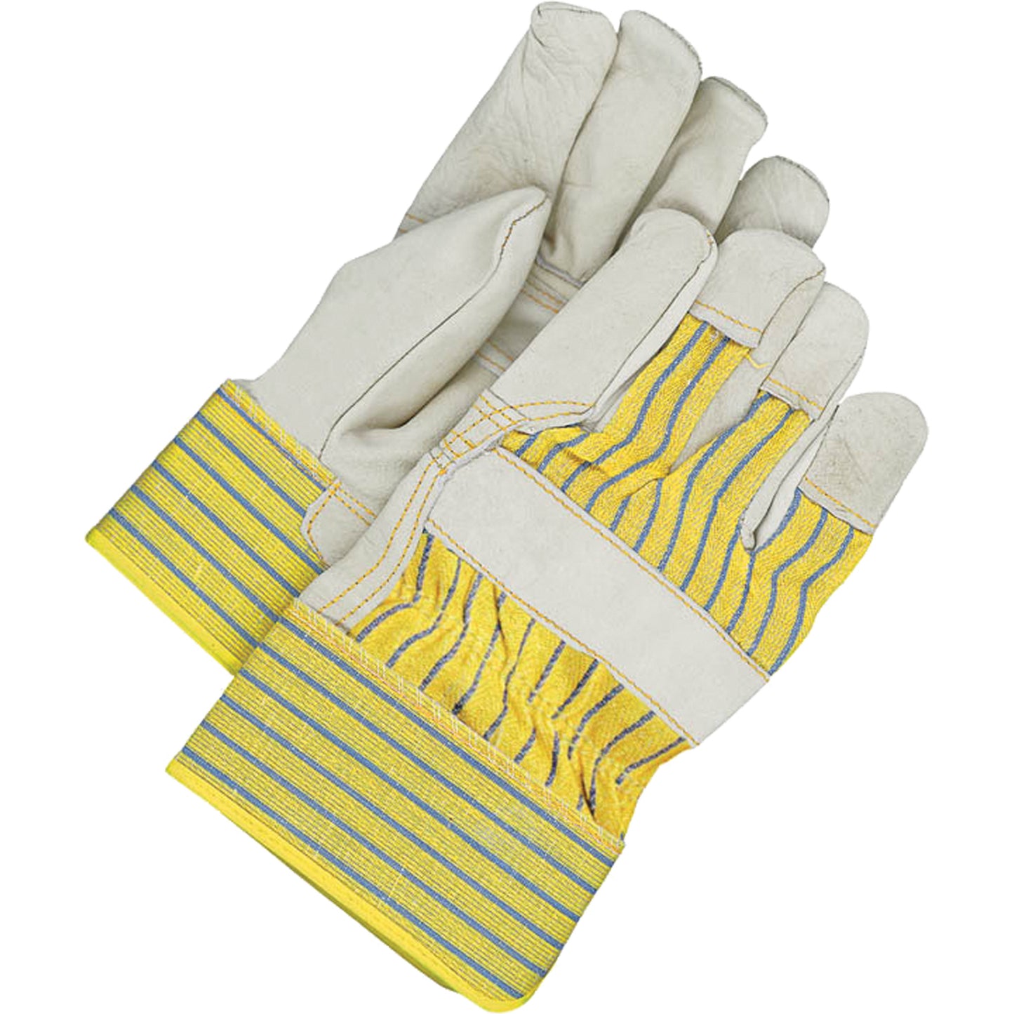 Bob Dale Gloves Fitters Gloves with Patch Palm, One Size, Grain Cowhide Palm, Fleece Inner Lining