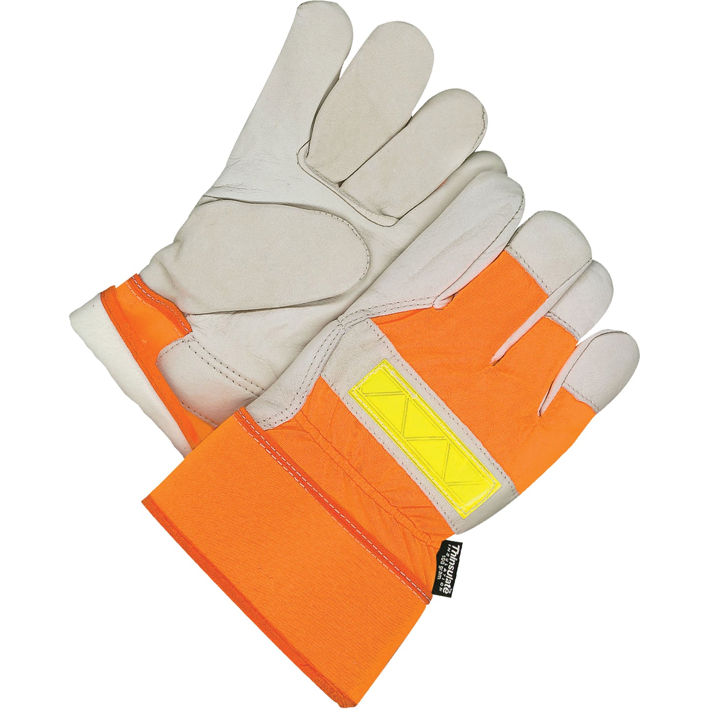 Bob Dale Gloves Fitter Gloves, Large, Grain Cowhide Palm, Thinsulate™ Inner Lining