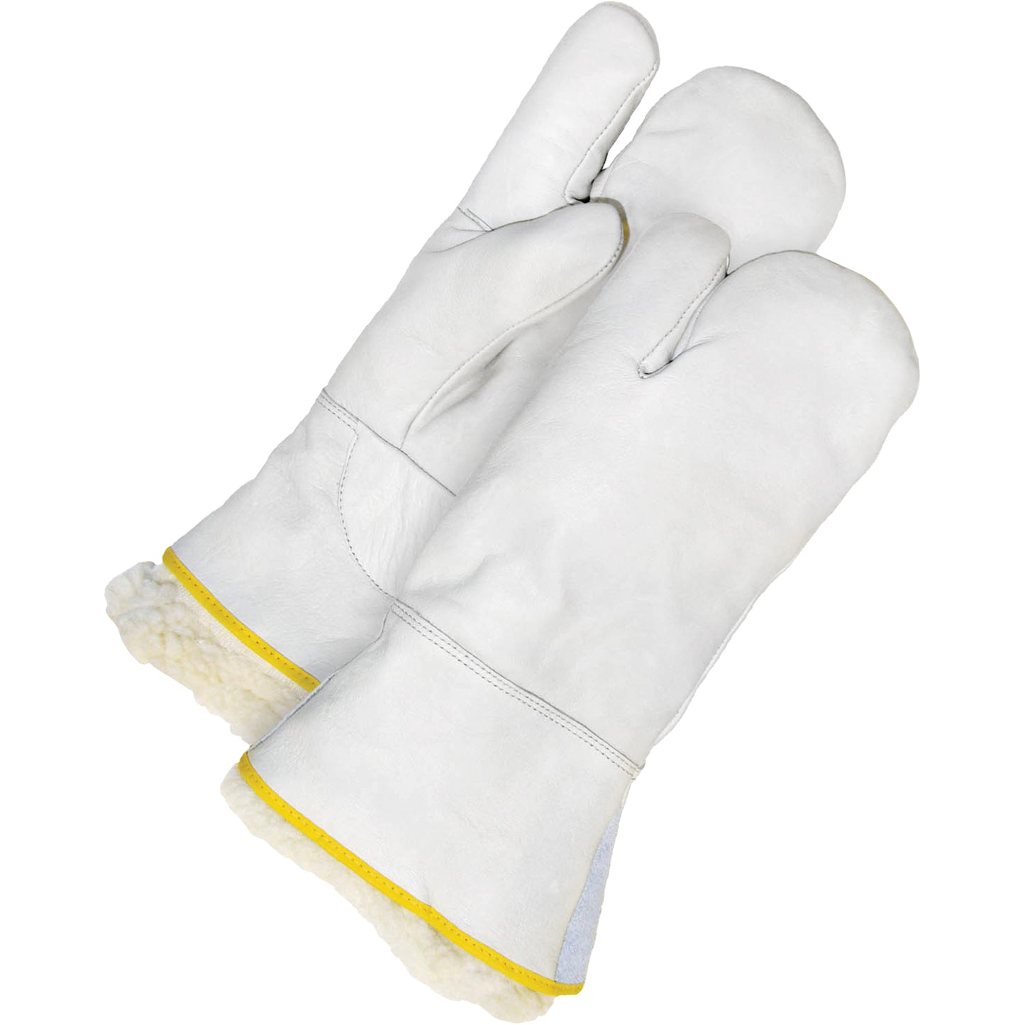 Bob Dale Gloves Classic Lined Grain Cowhide 1-Finger Mitt, Size Large, Mitt