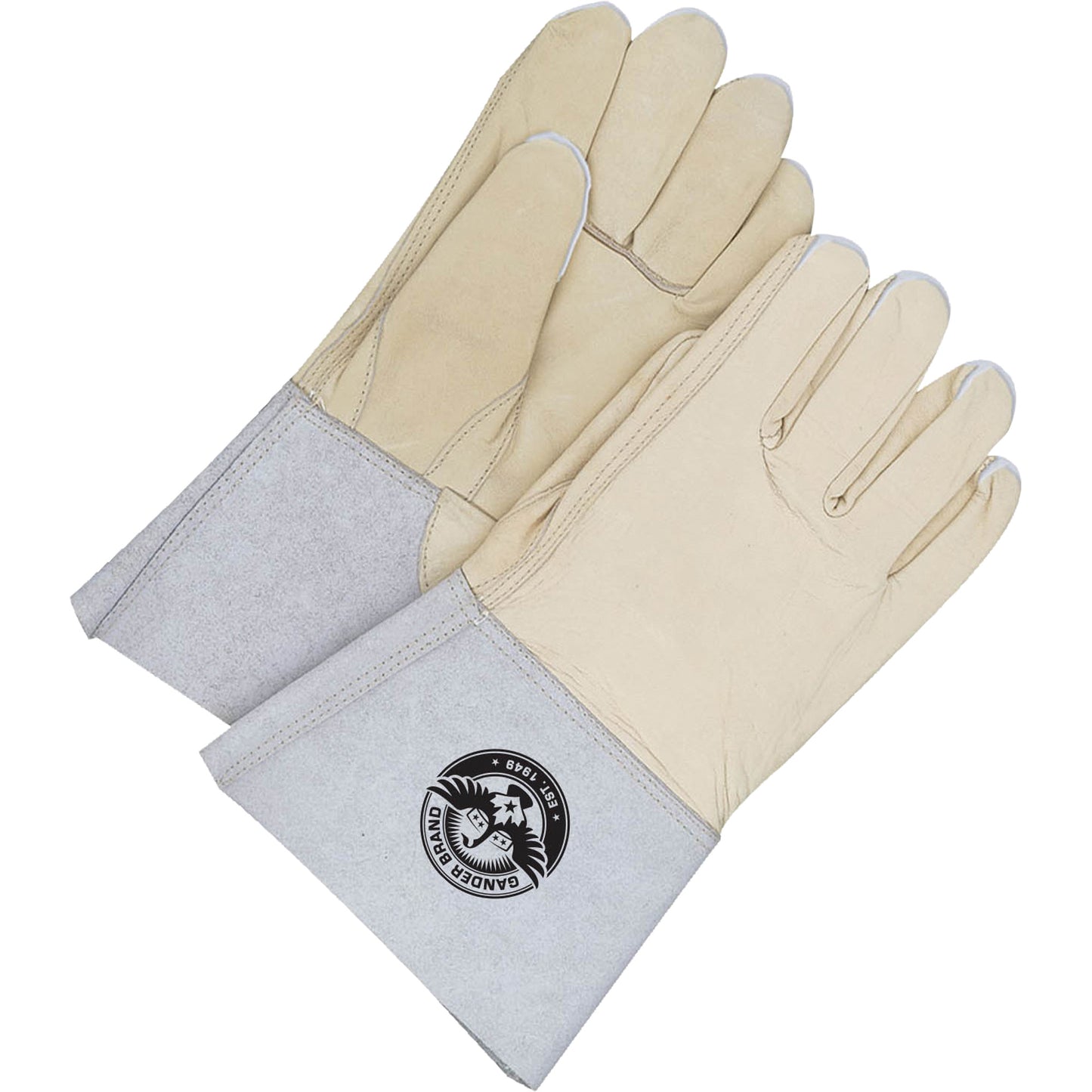 Bob Dale Gloves Gander Brand Welder Gloves, Grain Cowhide, Size 11