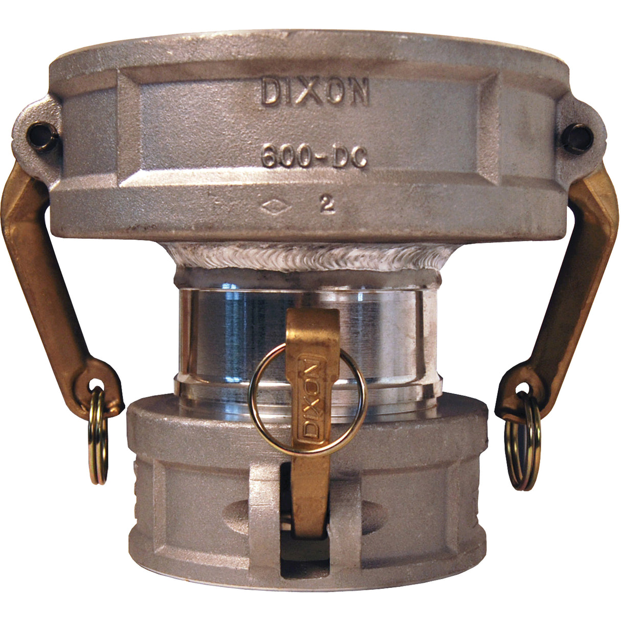 Cam & Groove Coupler, Aluminum, 4", 75 psi