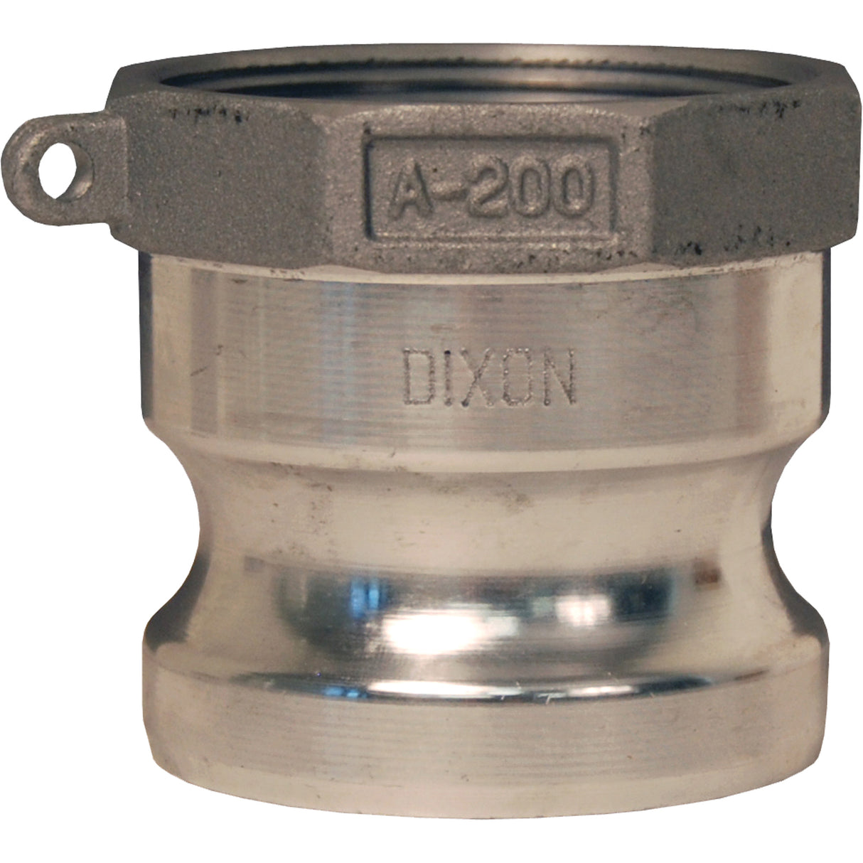Global Cam & Groove Adapter, Aluminum, Type A, 1-1/2", Female NPT, 250 PSI
