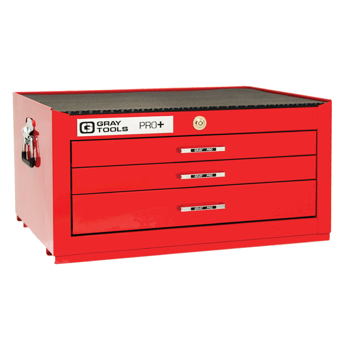 PRO+ Series Intermediate Chest, 26" W, 3 Drawers, Red