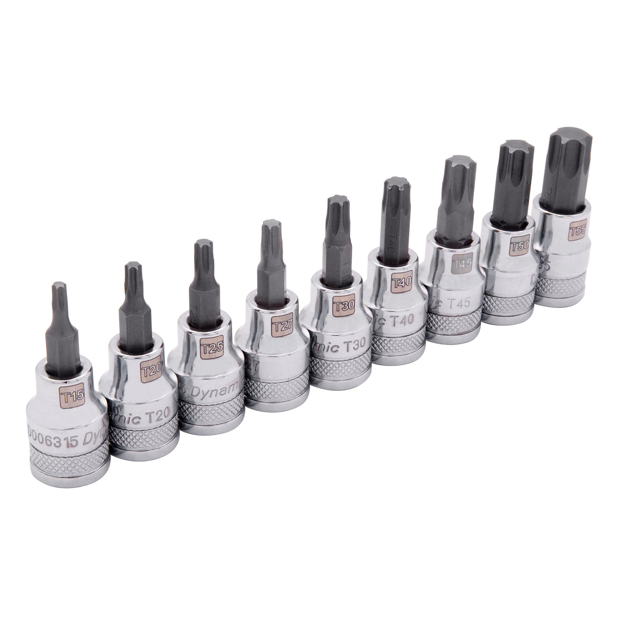 Standard Socket Set, Torx®, 3/8" Drive, 9 Pcs