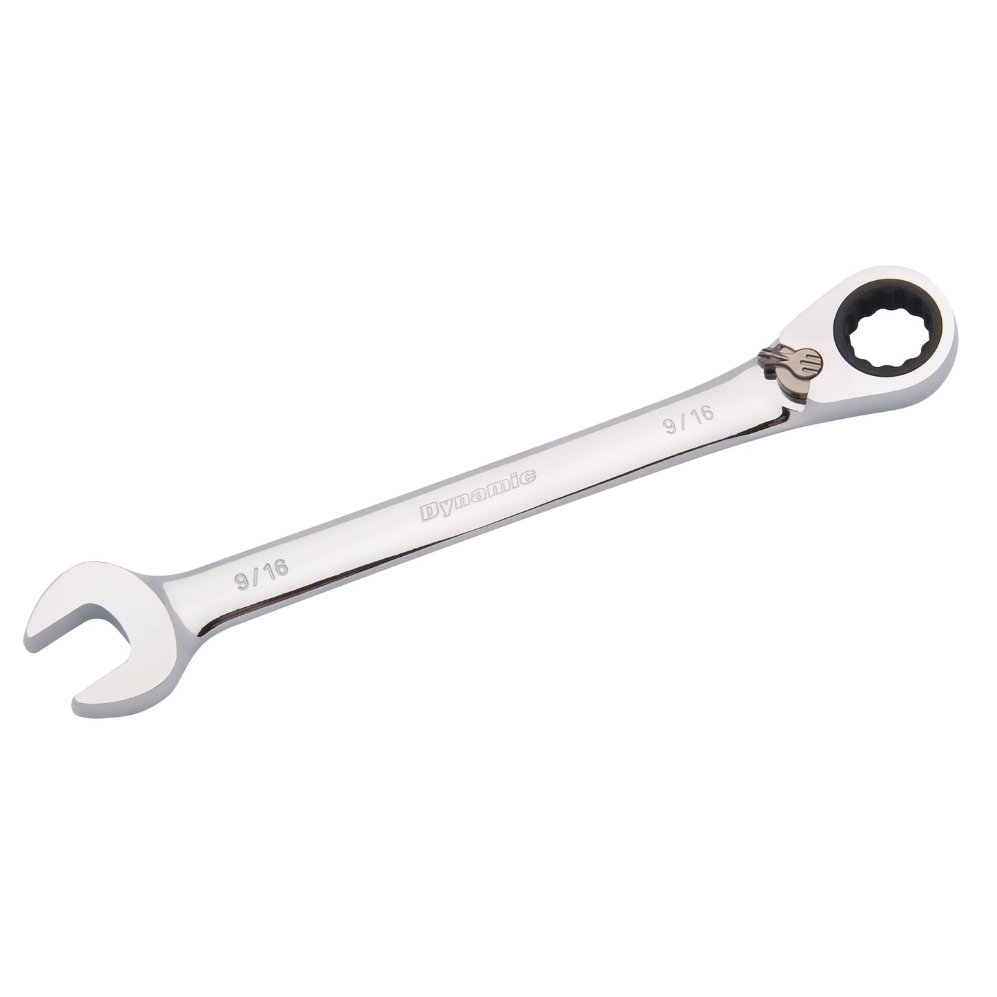 Reversible Combination Ratcheting Wrench, 12 Point, 3/4", Chrome Finish