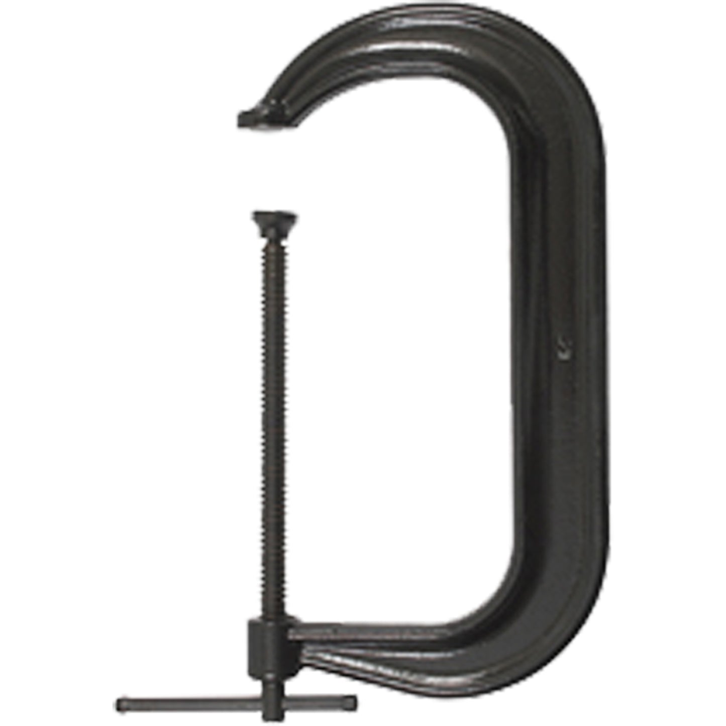 Regular-Duty Deep Throat C-Clamp, 12" (305 mm) Capacity, 6-1/4" (159 mm) Throat Depth