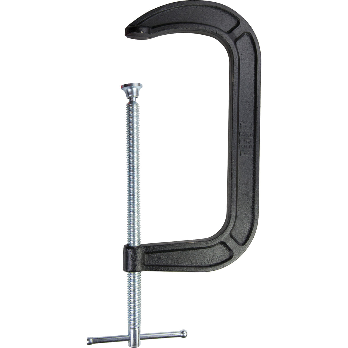 Light-Duty C-Clamp, 8" (203 mm) Capacity, 4" (102 mm) Throat Depth