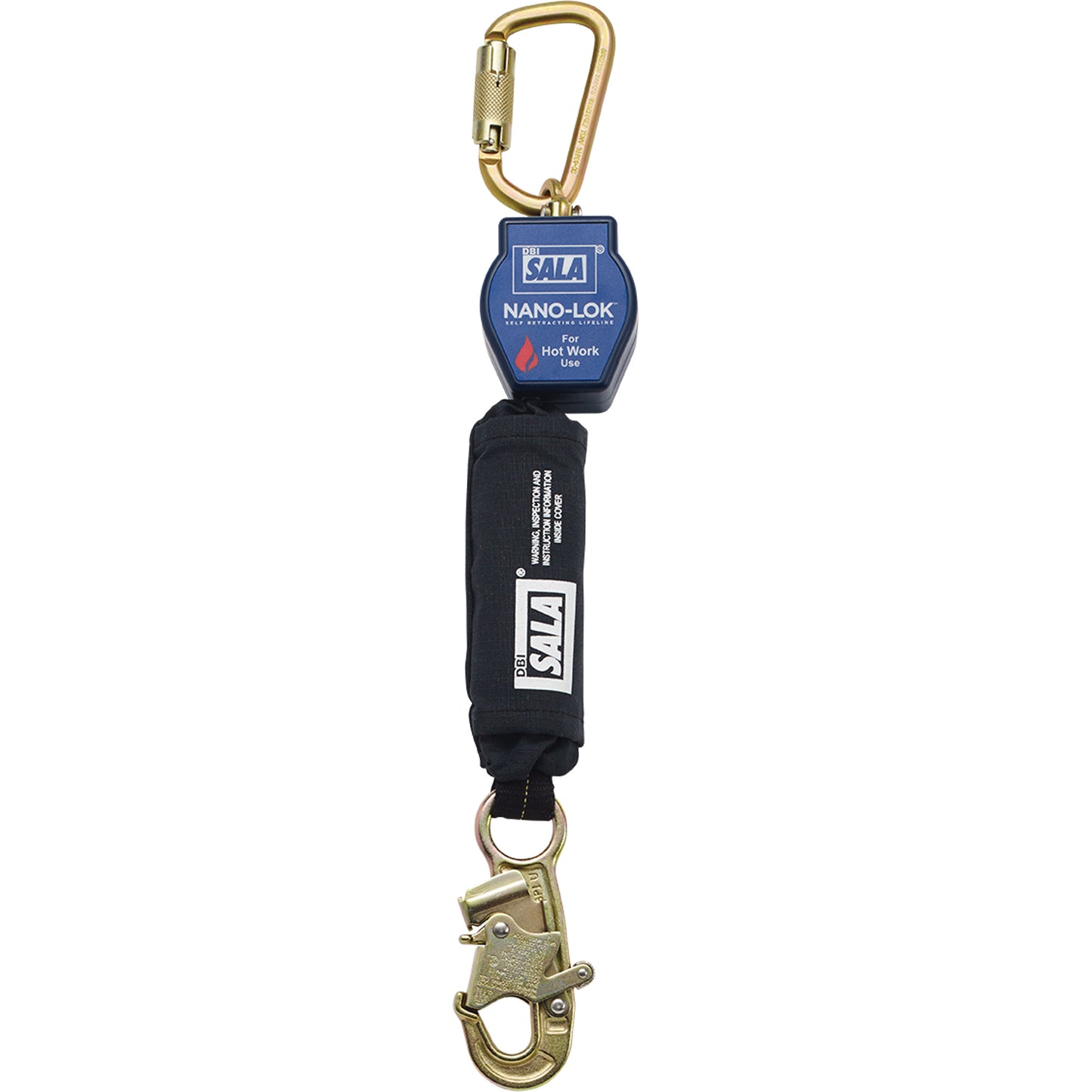 3M DBI Sala Fall Protection Nano-Lok™ Self-Retracting Lifeline, 6', Web, Swivel
