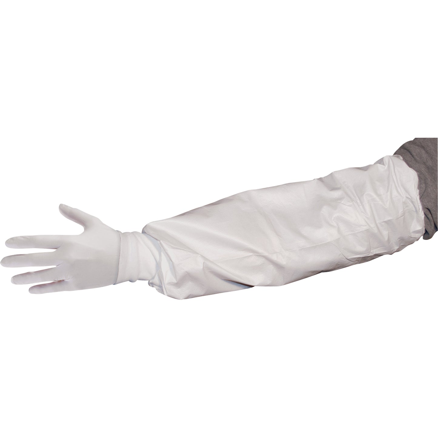 Ansell VSW-HS 59-200 Arm Sleeve, 16", Polyethylene, White