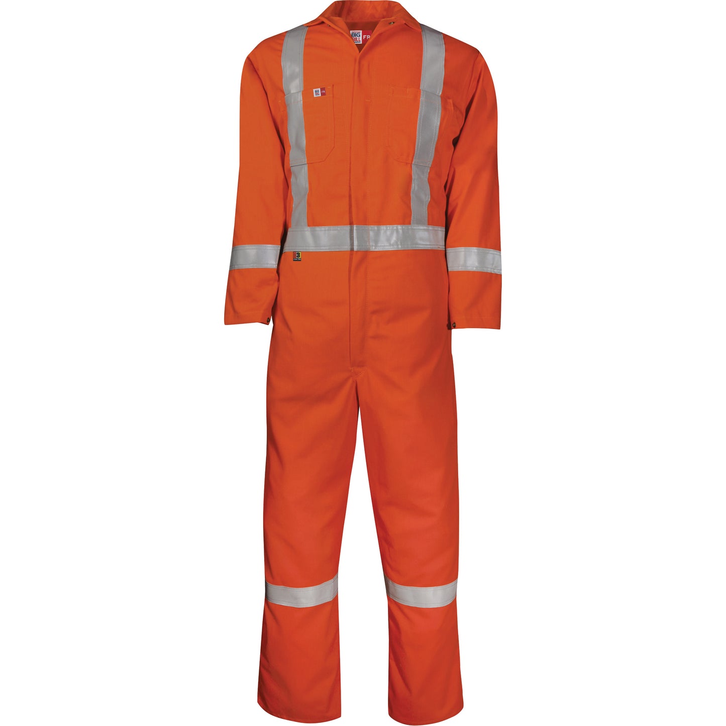 Big Bill Westex™ UltraSoft® Unlined Contractor Coveralls, Size X-Large (Tall), Orange, 8.7 cal/cm²