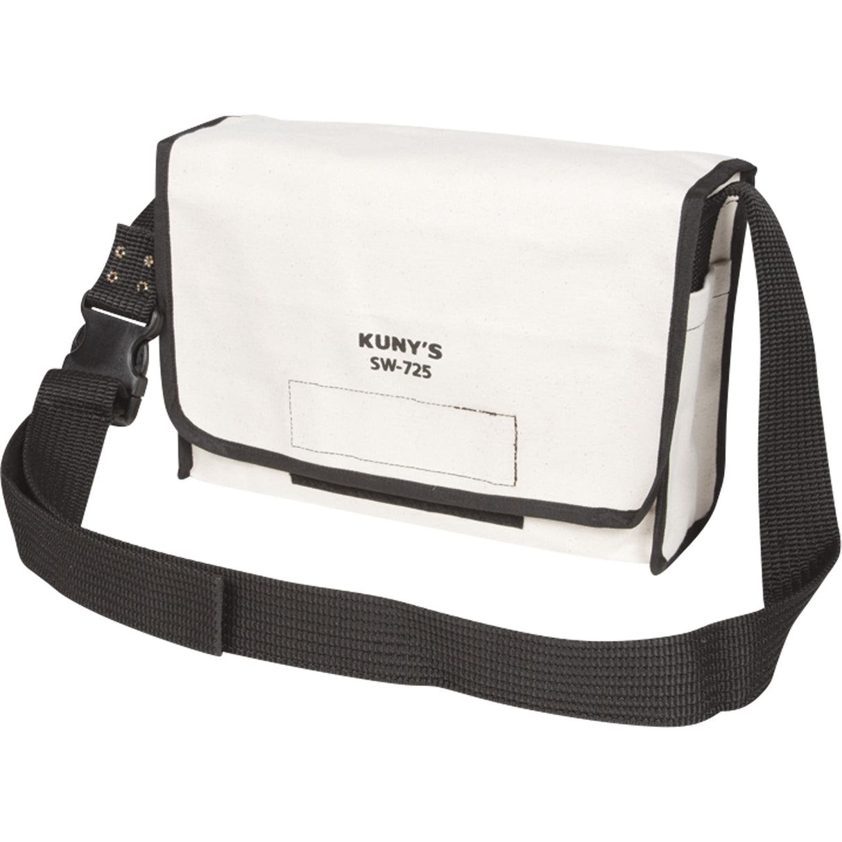Messenger Bag, Canvas, 1 Pockets, White