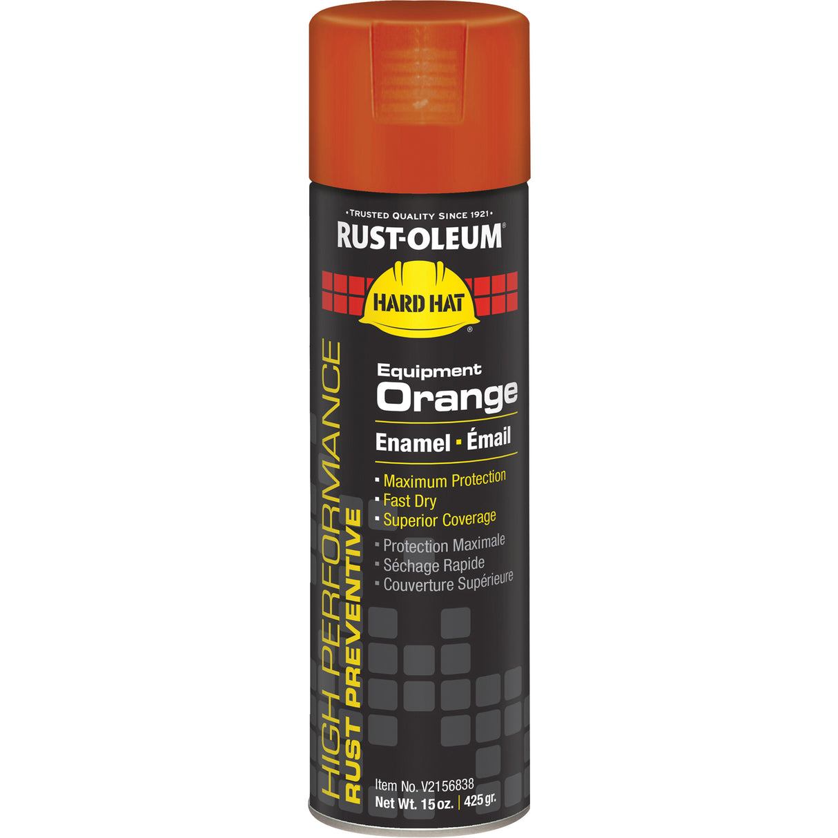 V2100 System Enamel Spray Paint, Equipment Orange, Gloss, 15 oz., Aerosol Can