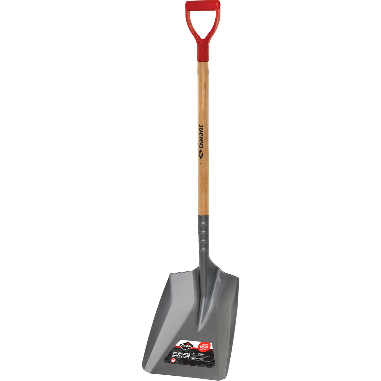Nordic™ All-Purpose Shovel, Tempered Steel Blade, 11-1/4" Wide, D-Grip Handle