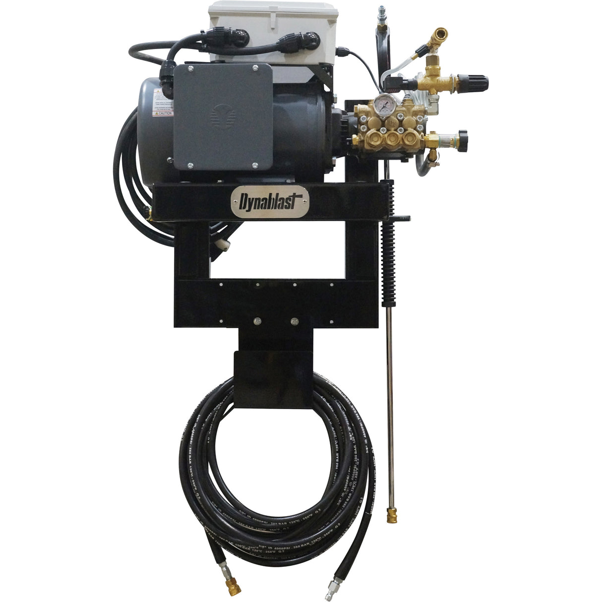 Wall Mounted Cold Water Pressure Washer with Time Delay Shutdown, Electric, 2100 PSI, 3.6 GPM