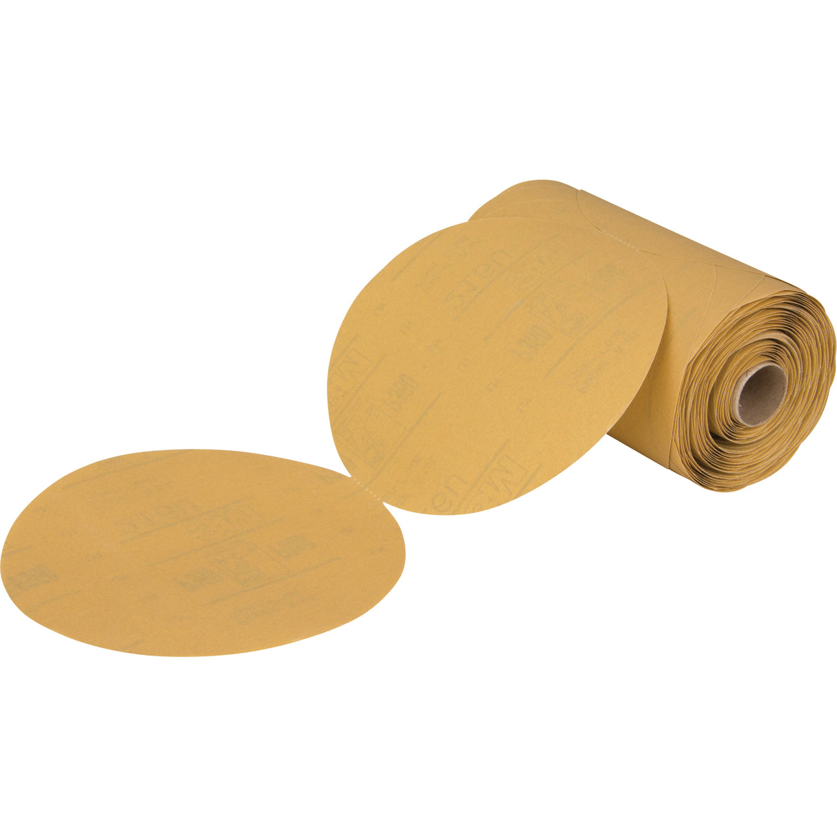 Stikit™ 216U Gold Paper Disc Roll, 6" Dia., P360 Grit, Aluminum Oxide