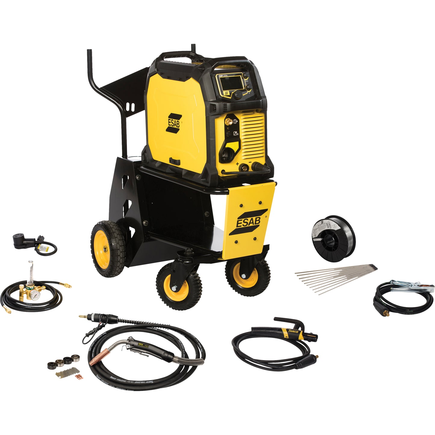 Rebel™ EMP 235ic Portable Welding Machine with Cart, 230 V/120 V, 1 Ph, 50/60 Hz